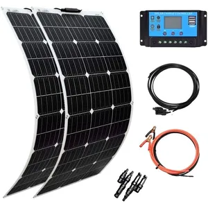 OEM Panneau solaire flexible 100W Haute efficacité 218% idéal pour RV ...Vendu parcdiscount