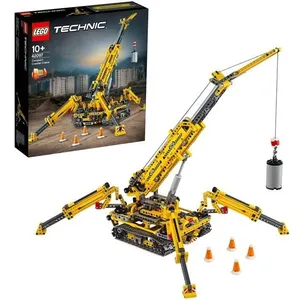 Jouet - LEGO - La grue araignée - 920 pièces - Jaune et noir pas cher