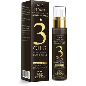 Diar argan - Serum 3 huiles Argan 100% Naturell bio, Soin cheveux abimés pas cher