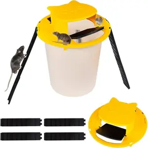 STORIVA Piège à souris seau basculant réutilisable couvercle bucket li... pas cher