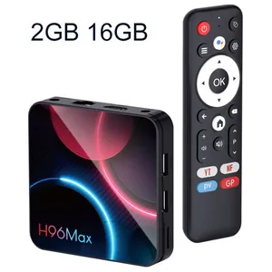 H96 MAX H313 boîtier de télévision intelligent Android 14 ATV TV Box 4...