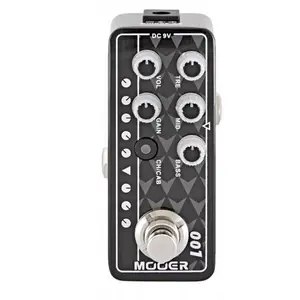 Comparateur de prix : Mooer 001 Gas Station - Pédale micro préampli guitare