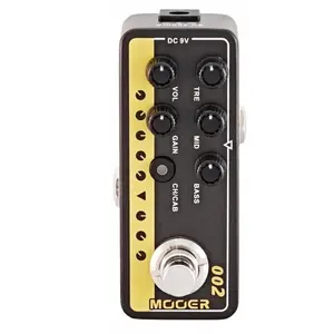 Mooer 002 UK Gold 900 - préampli guitare