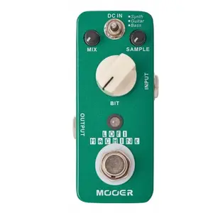 Mooer Lofi Machine - Bitcrusher 3 modes : basse, guitare & synthé