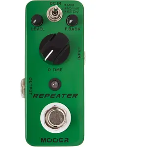 Comparateur de prix : Mooer Repeater - Delay digital 3 modes pour guitare et basse
