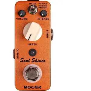 Comparateur de prix : Mooer Soul Shiver - Pédale de modulation type Uni-Vibe 3 modes