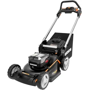 WORX Nitro Batterie Tondeuse 40V Mulching Autopropulsée Brushless Double Ch... pas cher