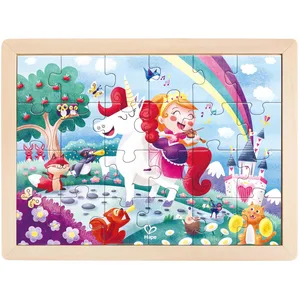 Puzzle 2 en 1 24 pièces Hape Licorne