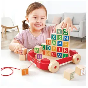 Comparateur de prix : Jeu d'éveil Hape Set de Cubes Lettres à Tirer