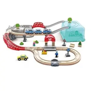 Hape Coffret de train city deux en un pas cher