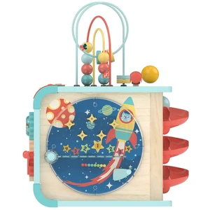 Comparateur de prix : Hape Grand cube d'activités interactif 5-en-1 en bois dès 12 mois