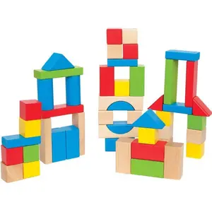 Hape - Blocs d'érables x 50 pièces - jeu de cubes en bois - HAPE pas cher