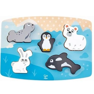 Hape Puzzle Tactile Animaux Polaires pas cher