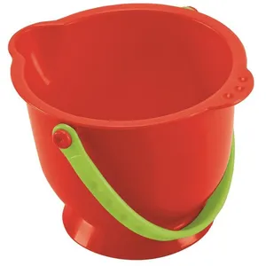 Hape - E8192 - Jeu de plage - Petit Seau - Rouge pas cher