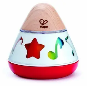 Boîte à musique tourne en rond MULTICOLORE Hape pas cher