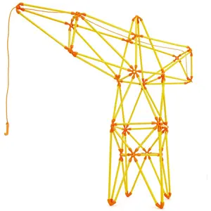 Kit créatif Hape Flexistix Grue à treillis pas cher