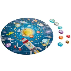 Puzzle 102 pièces Hape Système solaire pas cher