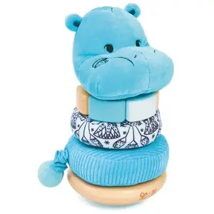 Hape Jouet à empiler - William l'hippopotame E0142 pas cher