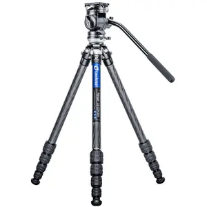 Leofoto LS-225CEX Ranger avec dispositif de mise à niveau + pointeur v...