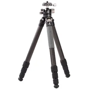 Trépied Leofoto RF-324C Ranger + Rotule LH-4 Noir et gris