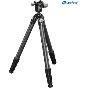 Leofoto SA-324C avec support pour fusil MG-40 (Carbone, Métal), Trépie...