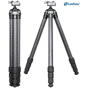 Leofoto SA-364CL et support de fusil MA-30 (Carbone), Trépied, Noir