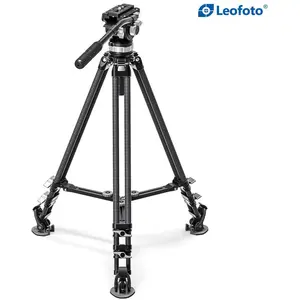 Leofoto LVC-193C+BV-15 Trépied à deux jambes en fibre de carbone (Carb...