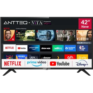 ANTTEQ AV42F3 - Smart TV 42 inch (106 cm) - Netflix, Prime Video, Raku... pas cher