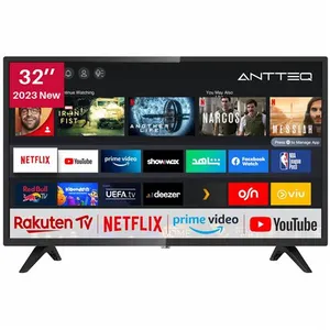 Comparateur de prix : AV32H3 Smart TV 32 Pouces (80 cm) Téléviseur Antteq avec Netflix, Prime Video, Rakuten TV DAZN, Disney+, Youtube, WiFi, Triple-Tuner DVB-T2 / S2 / C,