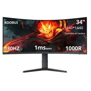 Koorui Gaming G3441VC 34" incurvé 180 Hz WQHD pas cher