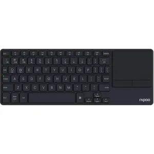 Rapoo E2810m (DE, Sans fil), Clavier, Gris