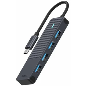 Rapoo USB-C Hub Gris USB-C vers USB-A
