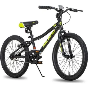 Hiland Vélo de montagne 20 pouces pour enfants de 7, 8, 9, 10, 11, 12 ans, frein en V,1 vitesses unique-NoirVendu parcdiscount