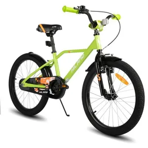 HILAND Vélo d'enfant - Roues 20" - 7-13 ans - Supports de vélo - Garde-boue - Vélos pour garçons et filles - VertVendu parcdiscount