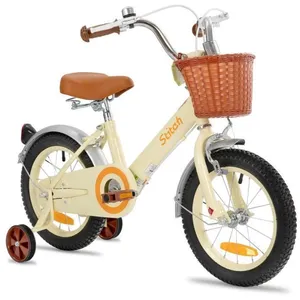 Vélo pour enfants HILAND, 14", pour les enfants de 3 à 5 ans, avec rou... pas cher
