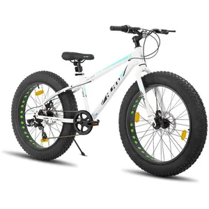 HILAND Vélo pour enfants 26 pouces à pneus larges, Shimano 7 vitesses,... pas cher