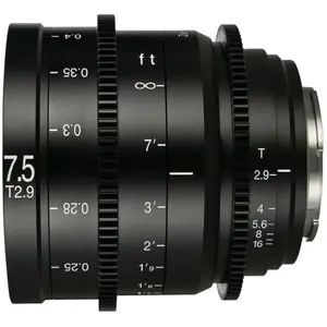 Comparateur de prix : Laowa 7.5mm T2.9 Zero-D S35 Cine Objectif de cinéma Noir
