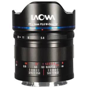 Comparateur de prix : Laowa LAOWA Objectif 9mm f/5.6 FF RL noir compatible avec Sony E