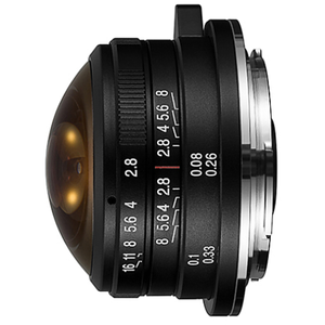 Comparateur de prix : Laowa 4mm f/2.8 Fisheye MILC/SLR Objectif large fish eye Noir - Neuf