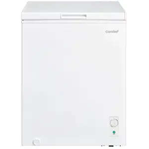 COMFEE' RCC146WH2EU(E) Congélateur coffre autonome 143L convertible congélateur/réfrigérateu compresseur inverter, 4 étoiles, adapté aux dépendances, garages et abris, bl... pas cher