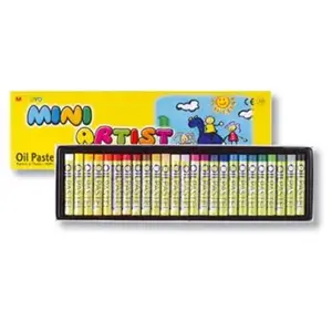 MUNGYO Mini Artist Boîte de 25 Pastels à huile couleurs Assorties 8 mm pas cher