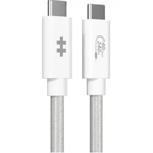 Targus Hyper HyperDrive Next - Câble USB - 24 pin USB-C (M) pour 24 pin USB-C (M) - USB4 - 1.2 m - blanc pas cher