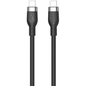 Comparateur de prix : HYPER Câble USB-C noir USB-C mâle 24 broches 1 m USB-C mâle 24 broches
