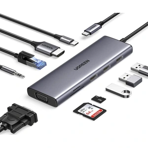 HUB USB-C - Ugreen - 10en1 - Charge rapide 100W - 4K HDMI - 10 ports