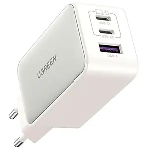 Comparateur de prix : UGREEN Nexode Cargador Carga Rápida Gan 65w 2 USB-C + 1 USB-A Blanco