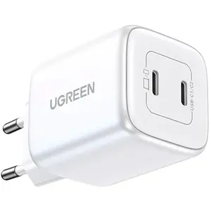 UGREEN Nexode 45W Dual USB-C PD Charger (25W+20W), weißVendu parcarrefour