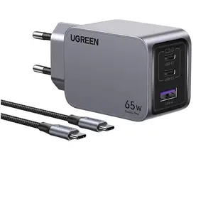 Comparateur de prix : Ugreen Ladegerät Nexode Pro 65w Gan Adapter Mit Usb-c Ladekabel