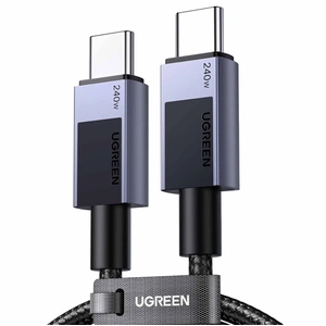 Ugreen L513 Câble Usb-C vers Usb-C, Power Delivery (Pd) 240W, 1M, 480Mbps (Star Grey) pas cher