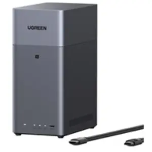 Serveur NAS Ugreen DH2300 2 baies 60 To Gris anodisé + câble HDMI pas cher