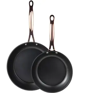 Bergner - Lot de 2 Poêles noires OS pas cher